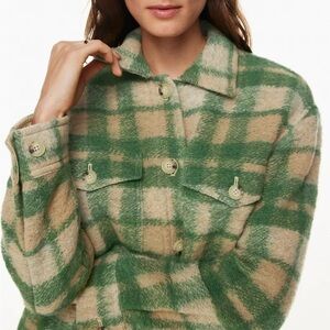 WILFRED The Ganna Shirt Jacket NWT (Green)